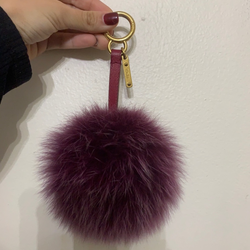 Fendi Pom-Pom Keychain